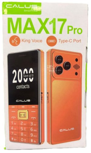 Calus Max17 Pro Dual SIM Button Mapesa Phone good Voice with Type C Port( New)