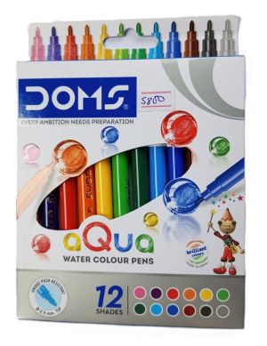 Doms Water Colour pens Sketch Pen - 12pcs ( New)