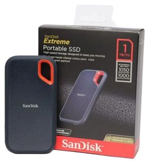 SanDisk Extreme 1TB Portable SSD Solid State Drive, Up to 1050MB/s ( New)