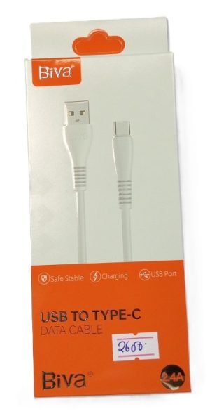 Biva Data Cable model C-07T Type C Usb Data Cable Usb to Type C ( New)