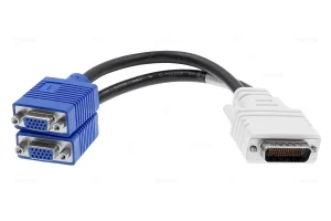 HP DMS-59 TO DUAL VGA VIDEO SPLITTER CABLE 0.2M ( Refurbished)