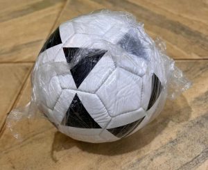 Football PU Leather Ball Lightweight, Colorful Play Ball for Indoor & Outdoor Fun/Safe Toy Ball for Active Play (New)