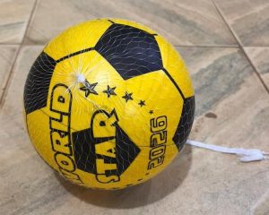 Soft Foam World Star Ball Lightweight, Colorful Play Ball for Indoor & Outdoor Fun/Safe Toy Ball for Active Play (New)