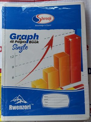Shreeji Graph Book 48 pages single Sided A4 Graph Book ( New)