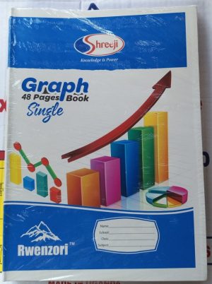 Shreeji Graph Book 48 pages single Sided A4 Graph Book ( New)