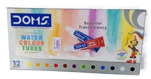 Doms Water Color tubes Water Colour Tubes 12 Shades (New)