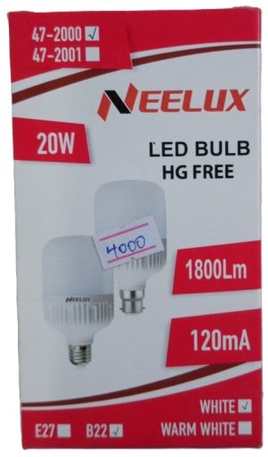 Neelux 20W led bulb with Edison Bayonet pin Cap ( New)