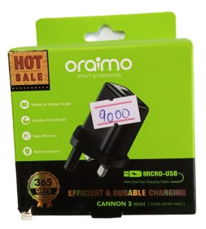 Original Oraimo Micro Smart Charger ( New)
