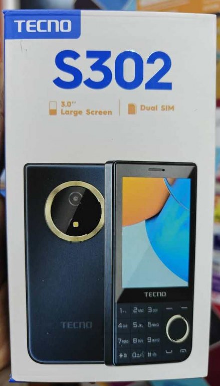 Tecno S302 , Dual SIM 3” big screen  Button Mapesa Phone ( New)