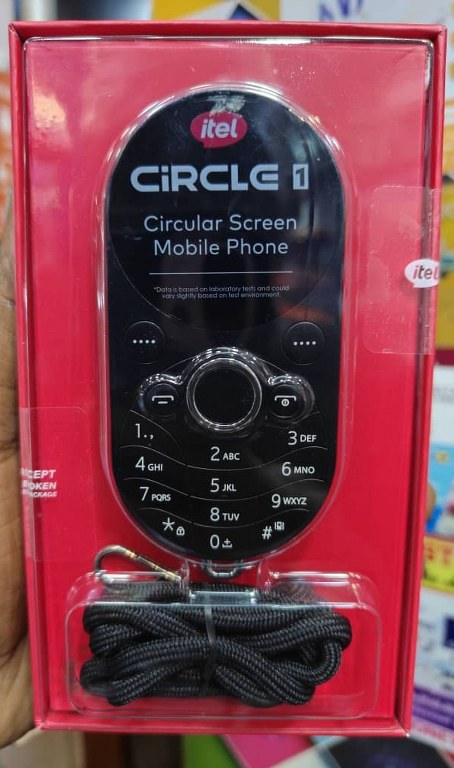 Itel Circle 1 Dual SIM with Circular Screen Button Mapesa Phone ( New)