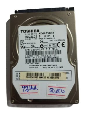 Toshiba 640gb 9% Health laptop Sata HardDisk ( refurblished)