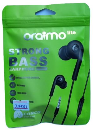 Dup Oraimo wired Earphones ( New)