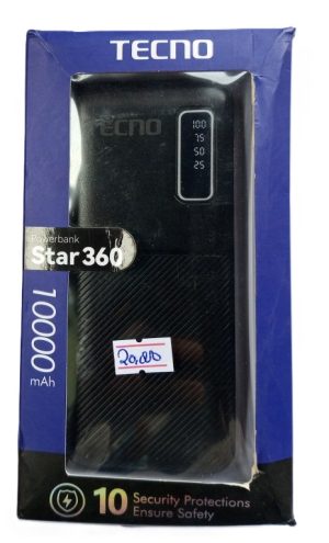 Star360 Tecno Power Bank powerbank with 10000mAh fast charging (New )