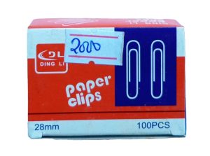 DL Paper Clips  28mm packet-100pcs ( new)