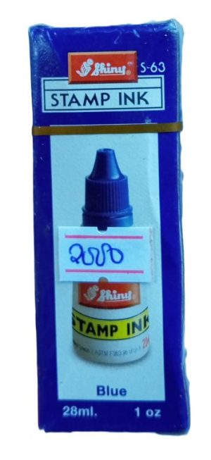 Shiny Stamp Ink Endorsing Ink for Stamps 28ml Blue (New)