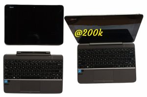 Asus T101HA ,64gb emmc,4GB Ram Intel Atom X5-Z8350, 10.1 inches 1366 X 768 Hd Screen , 6hrs+ Battery ( standby) ,Intel HD Graphics , Windows 10, office , VLC , chrome, 7zip and Adobe reader , faulty keyboard ( Refurbished)