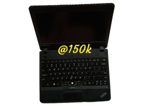 Lenovo ThinkPad X131e ,320gb hdd,8GB Ram AMD E-300 APU, 11.6 inches 1366 X 768 Hd Screen , Faulty battery ,AMD Radeon HD 6310 Graphics , Windows 10, office , VLC , chrome, 7zip and Adobe reader , faulty keyboard ( Refurbished)