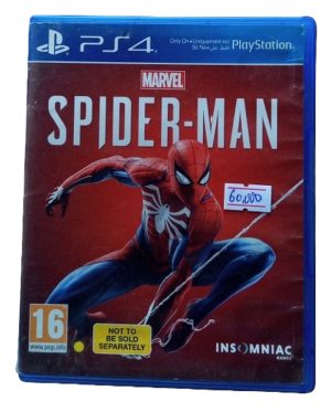 Marvel Spiderman PS4 Disk Game ( Refurbished)