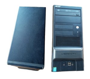 Acer Veriton M200-H61 Desktop PC CPU ,80gb hdd,2GB DDR3 Intel Pentium R 3.00ghz (2cpus),  , Intel HD Graphics , Windows 10, office , VLC , chrome, 7zip and Adobe reader , faulty keyboard ( Refurbished)