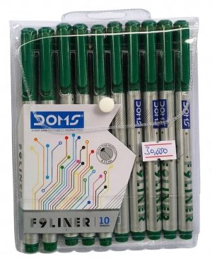 Doms F9 liner Pens  packet - 10pcs Uni Compo Replacement ( New)