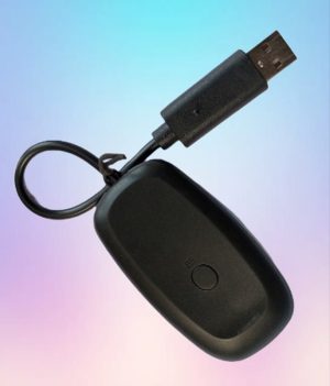 Wireless USB 2.0 Gaming Receiver Adapter for Microsoft Xbox 360 Desktop PC Laptop Gaming Black (refurbished)